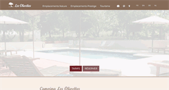Desktop Screenshot of campinglesolivettes.com